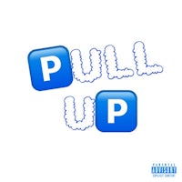 the word pull up is shown on a white background